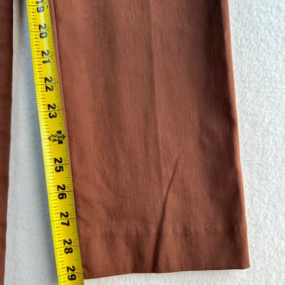 Chicos Pants Womens Size 6 Regular Brown Trousers Chic Office Travel Interview - Picture 8 of 13